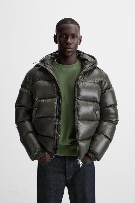 Men's Padded Winter Puffer Jacket Oversized Fit