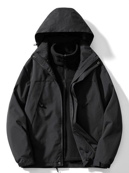 Women's 3-in-1 Outdoor Jacket with Removable Fleece Lining