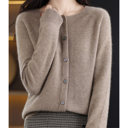 Soft Knit Button Front Cardigan for Women