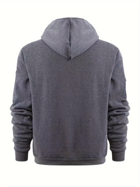 Men's Full-Zip Hooded Sweatshirt Jacket