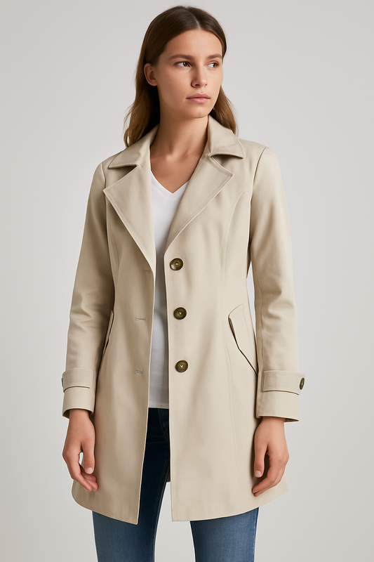 Elegant Women's Trench Coat for Everyday and Office