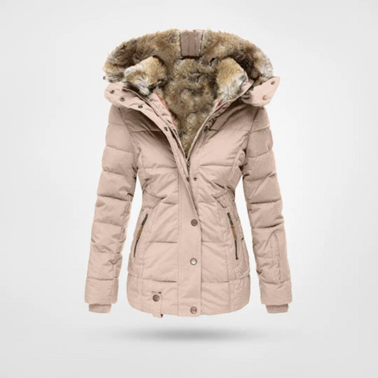 Women's Padded Longline Hooded Winter Jacket
