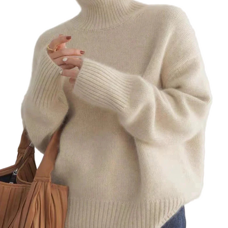 Soft Knit Roll Neck Jumper for Women