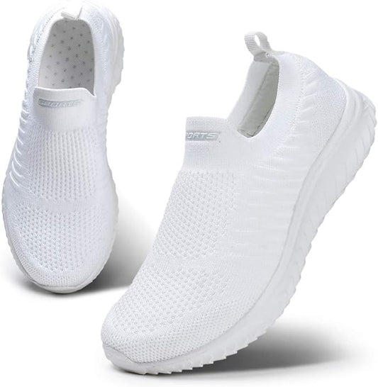 Women's Lightweight Slip On Walking Trainers