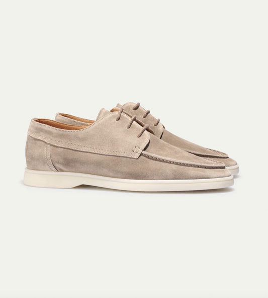 Men's Lace-Up Loafer-Style Shoes for Smart Casual
