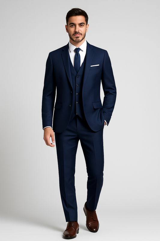 Slim Fit 3-Piece Men's Suit