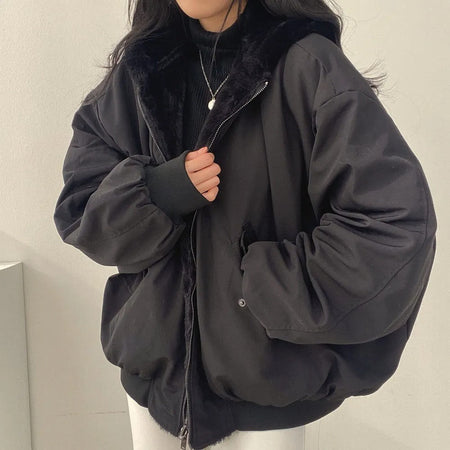 Women's Double Layer Fitted Winter Jacket