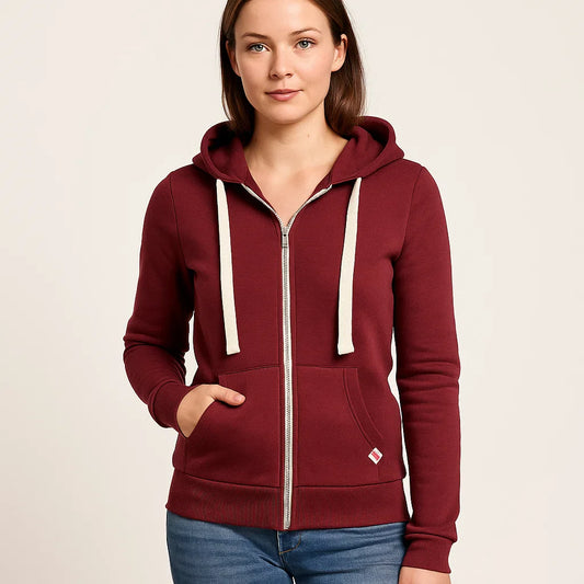 Fitted Women's Zip-Up Hoodie