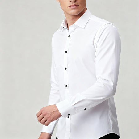 Men's Non-Iron Slim Fit Stretch Shirt