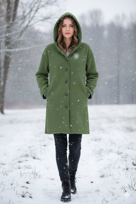 Women's Lightweight Elegant Longline Coat
