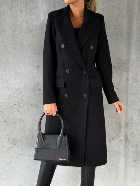 Long Fit Wool Winter Coat