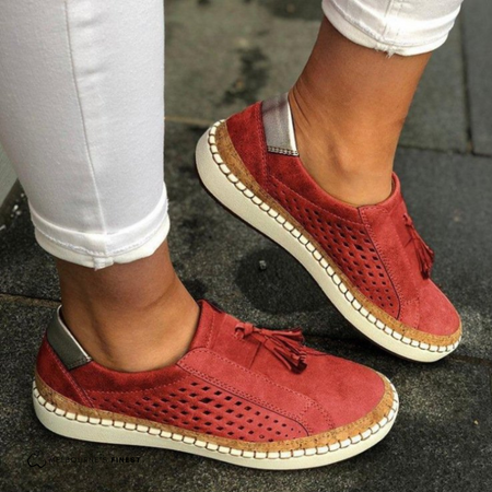 Women's Perforated Orthopedic Slip On Comfort Sneakers