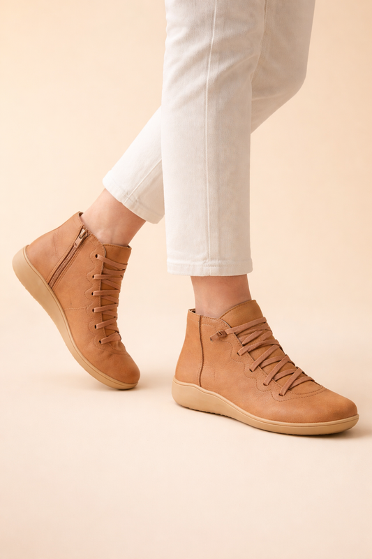 Orthopedic Ankle Boots With Breathable Comfort
