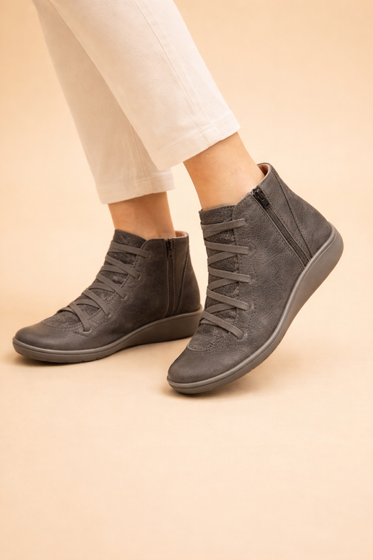 Orthopedic Ankle Boots With Breathable Comfort