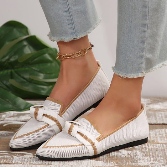 Wide Fit Orthopaedic Slip-On Ballet Flats for Women