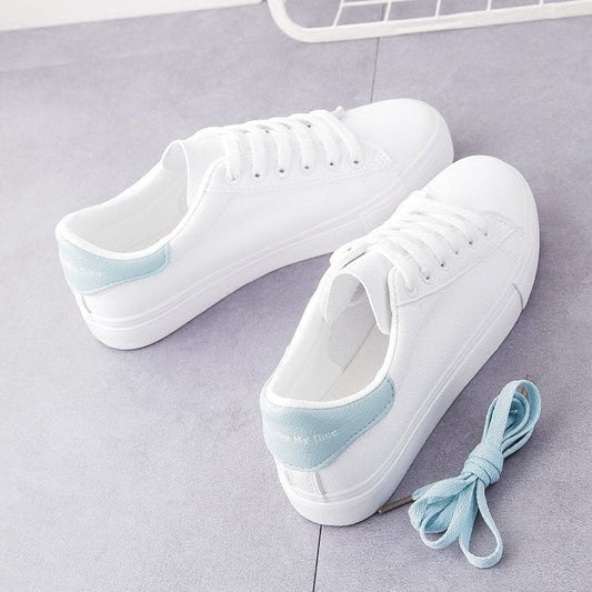 Women's Minimalist Platform Low Top Trainers