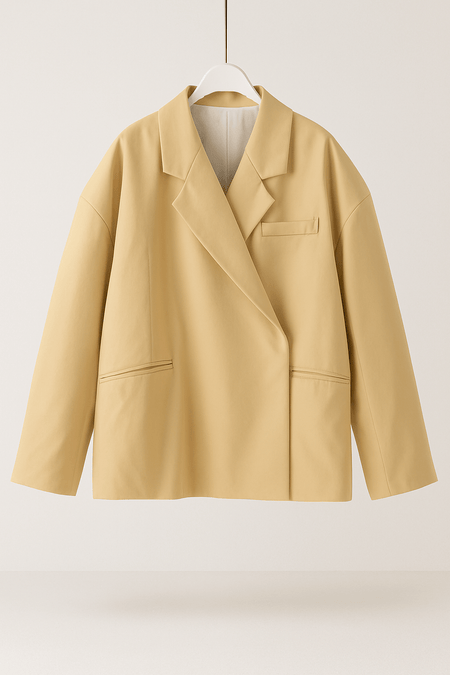 Women's Oversized Open Front Buttonless Blazer