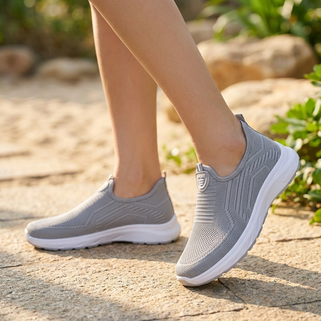 Women's Lightweight Knit Slip-On Trainers