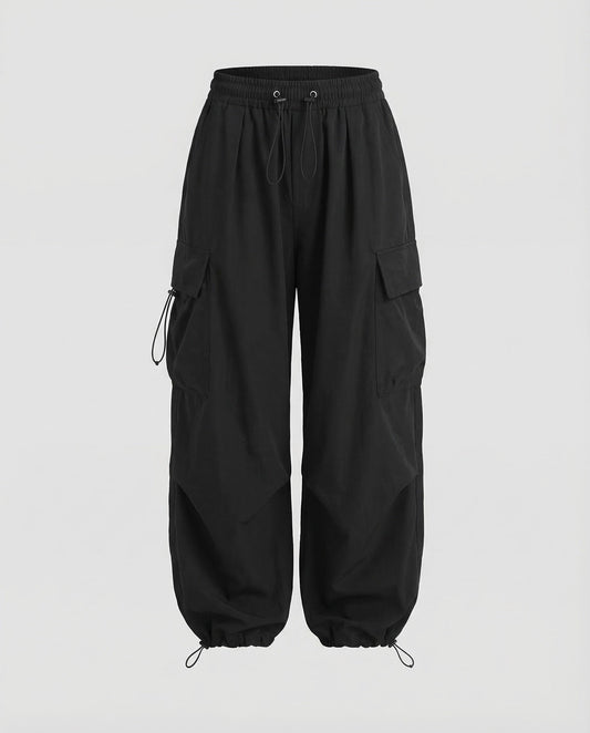 Women's Oversized Balloon Leg Cargo Trousers