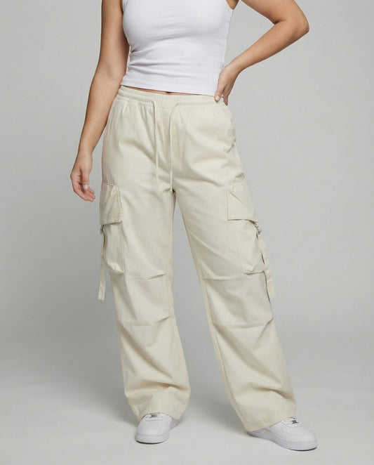 Women's Drop Crotch Baggy Cargo Trousers