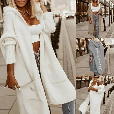 Women's Elegant Knee Length Long Winter Coat