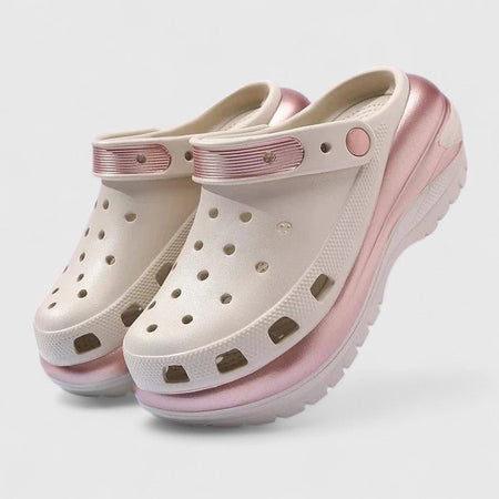 Women's Cushioned Platform Clog Sandals