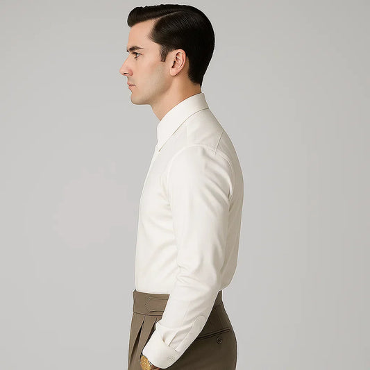 Slim Fit Button-Down Collar Men's Shirt