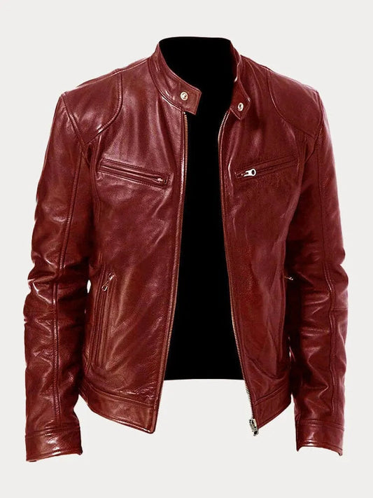 Women's Slim Fit Streetwear Moto Jacket