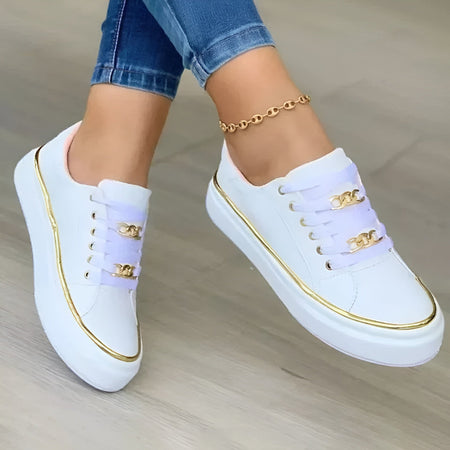 Women's Lace-Up Orthopaedic Fashion Trainers