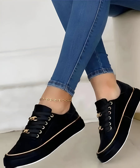 Women's Lace-Up Orthopaedic Fashion Trainers