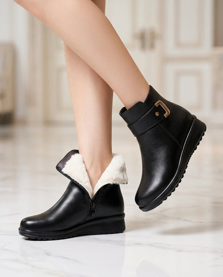 Fleece Lined Non-Slip Winter Boots