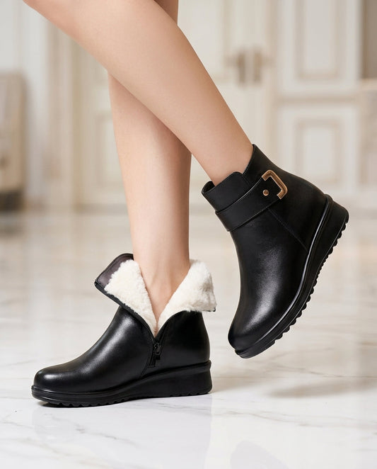 Fleece Lined Non-Slip Winter Boots