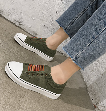 Lightweight Breathable Mesh Slip-On Summer Trainers