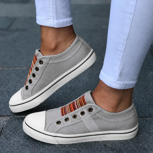 Lightweight Breathable Mesh Slip-On Summer Trainers