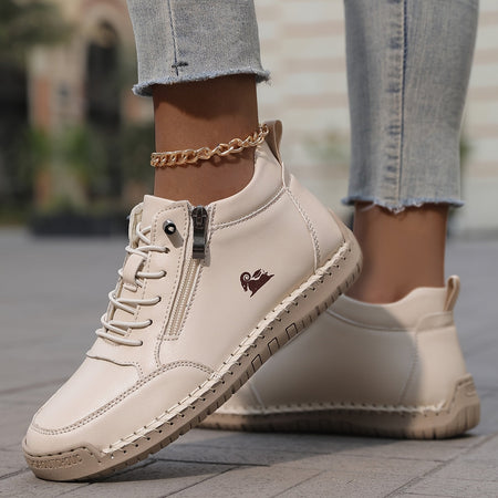 Women's Wide Fit Cushioned Slip-Resistant Walking Shoes