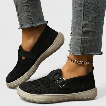 Slip-On Orthopedic Loafers with Arch Support and Grip