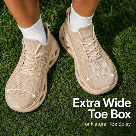 Wide Fit Orthopaedic Barefoot Walking Trainers