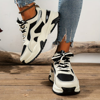 Women's Sporty Thick Sole Platform Trainers