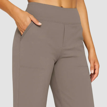 Comfortable High Waist Wide Leg Jogger Trousers