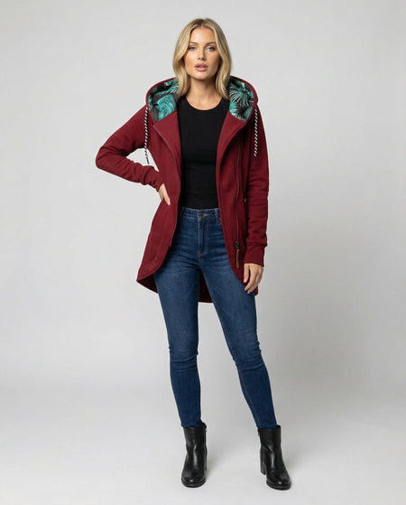 Women's Fitted Hooded Winter Coat