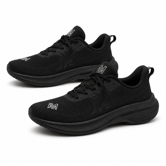 Men's Lightweight Orthopaedic Knit Trainers with Wide Toe Box