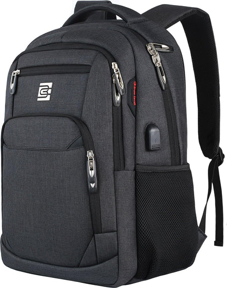 Slim Anti Theft USB Port Laptop Backpack