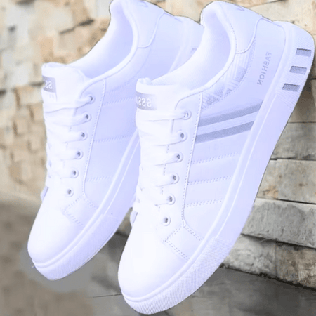 Cushioned Casual Lace-Up Sneakers
