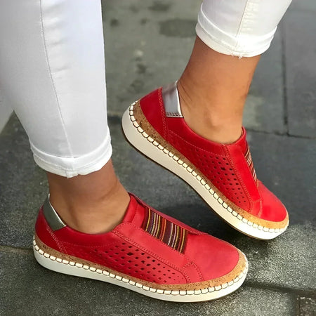 Cushioned Orthopaedic Slip-On Moccasin Loafers