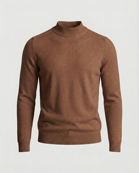 Classic Roll Neck Soft Knit Sweater