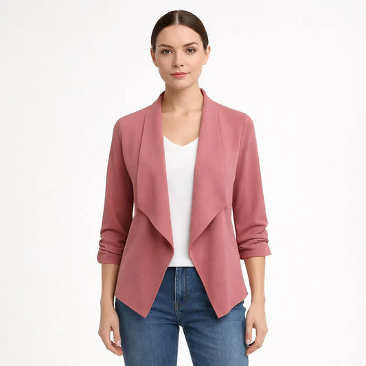 Elegant Long Sleeve Blazer for Formal Events