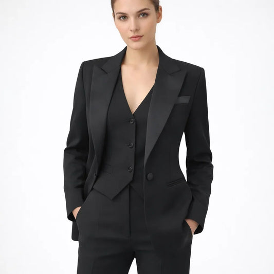 Tailored Three-Piece Women's Suit