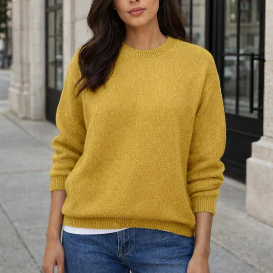 Dahlia Women's Round Neck Knit Sweater