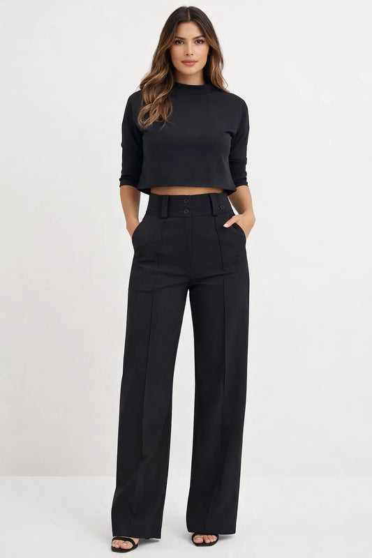Merida Cropped Top and Pants Set