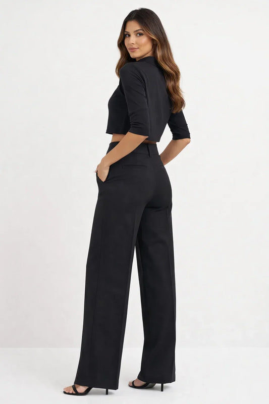 Merida Cropped Top and Pants Set